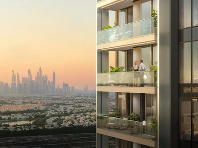 Wohnanlage New residence LUM1NAR with swimming pools close to the beach and Dubai Marina, JVT, Dubai, UAE