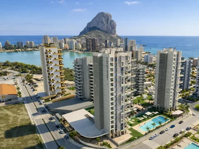 Residential complex Camporrosso Towers  Contemporary Seafront Residential Complex in Calpe