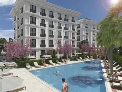 Zespół mieszkaniowy Ready-to-move apartments and duplexes with two bedrooms, 50 meters from the sea.