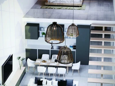 Wohnanlage New two-level villas with pools right on the beach, Nathon, Samui, Thailand