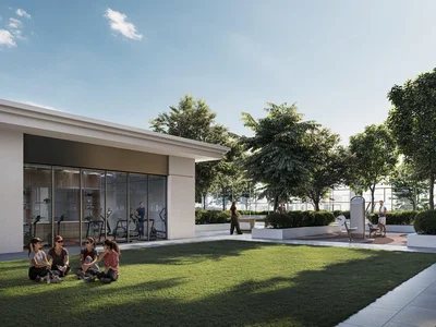 Complejo residencial New ES Golf Verge Residence with a swimming pool, a golf course and a clubhouse, Emaar South, Dubai, UAE