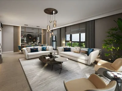 Zespół mieszkaniowy New residence with swimming pools and gardens near a highway and a metro station, Istanbul, Turkey