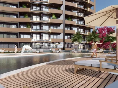 Complejo residencial 2+1 apartments from the developer in Yenişehir , Mersin with a pool