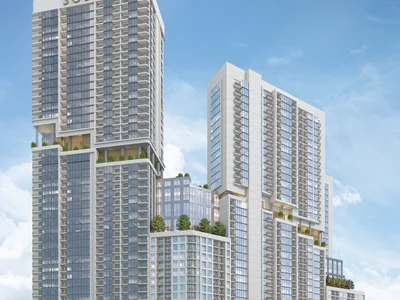 Wohnanlage Creek Vistas Grande — comfortable apartments in a new complex by Sobha with a swimming pool and a gym in Sobha Hartland, Dubai