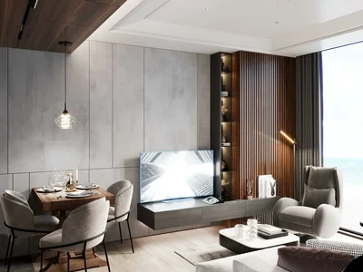 Wohnanlage New residence with a cinema and a fitness center near metro and metrobus stations, Beşiktaş, Istanbul, Turkey