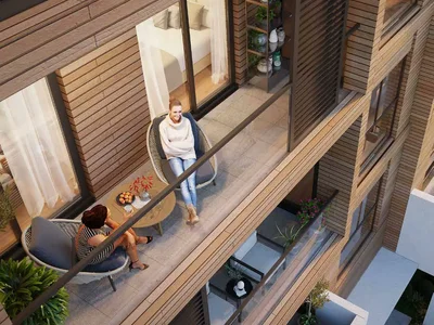 Zespół mieszkaniowy New residence Hillside Residences with swimming pools and gardens close to Dubai Marina, Jebel Ali Village, Dubai, UAE