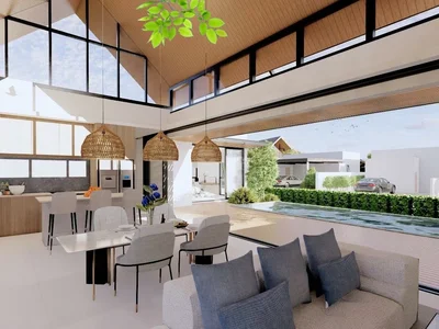 Residential complex Complex of new single-level villas with swimming pools near the sea, 300 meters from the beach, Samui, Surat Thani, Thailand