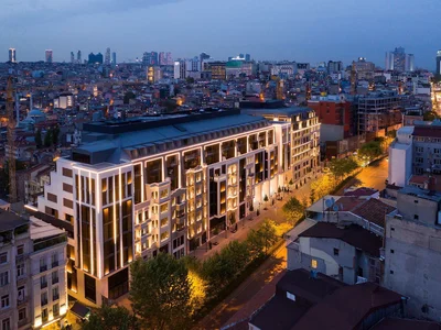 Complejo residencial Renovation project Taksim 360 for obtaining citizenship in the cultural center of Istanbul, Turkey