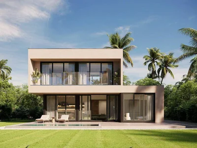 Residential complex Complex of tropical villas with swimming pools close to the beach, Samui, Thailand