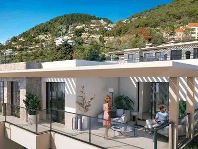 Zespół mieszkaniowy First-class residential complex with a swimming pool, a garden and panoramic sea views in Eze, Cote d'Azur, France