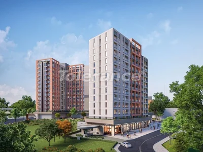 Zespół mieszkaniowy Modern apartments 1+1, 2+1 in Topkapı, Istanbul in a complex with a government guarantee