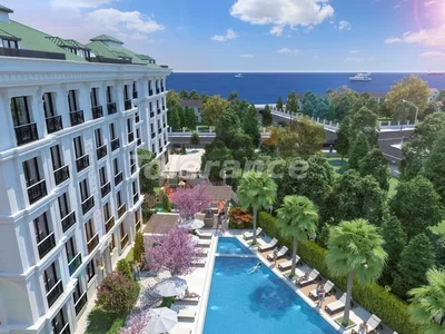 Zespół mieszkaniowy Ready to move in apartments 2+1, 4+1, and 4+2 in Büyükçekmece, İstanbul in a complex with sea view