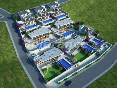 Коттеджный поселок Роскошные виллы в Калкане с видом на море
