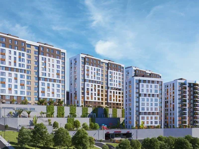 Wohnanlage New residence Yeni Eyüp Evleri with swimming pools and green areas in a historic area, Istanbul, Turkey