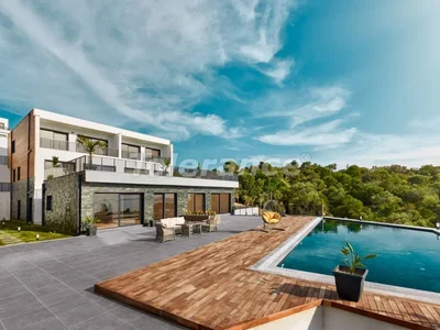 Zespół mieszkaniowy Apartments 1+1, 2+1, 3+1 in Çeşme, İzmir in a complex with a pool and sea view