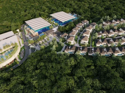 Complejo residencial First class residential complex of villas with swimming pools and excellent infrastructure in Choeng Thale, Phuket, Thailand