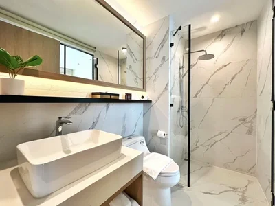 Apart - hotel Furnished apartments in the Laya Resort & Radisson Blu hotel complex.
