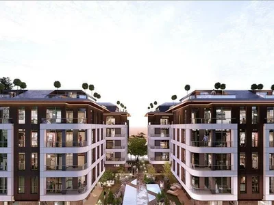 Zespół mieszkaniowy New residence with a garden close to a metro station, Istanbul, Turkey