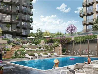 Residential complex New high-quality residence with swimming pools near the forest, in the heart of Istanbul, Turkey