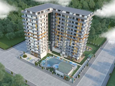 Wohnanlage Moderne Apartments in Mahmutlar von einem zuverlässigen Bauträger mit Ratenzahlung