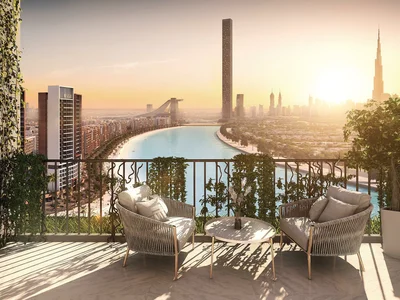 Complejo residencial New residence Riviera IV with rich infrastructure in MBR City, Dubai, UAE
