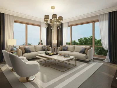 Wohnanlage New residence with a swimming pool and greena reas near metro stations and highways, Istanbul, Turkey