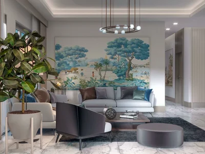 Zespół mieszkaniowy New residential complex Terra Manzara with swimming pools and a picturesque view close to the sea and the historic center of Antalya, Turkey
