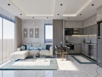 Complexe résidentiel Small residential complex with swimming pool, gym and parking, Avsallar, Turkey