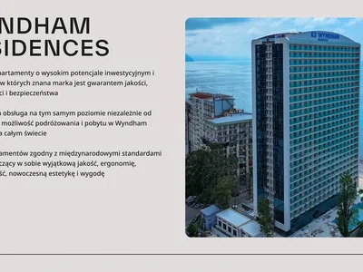 Жилой комплекс Hotel rooms at Wyndham Residences Batumi.