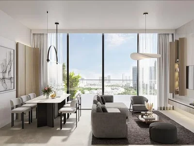 Residential complex New Verano Residence with swimming pool close to Autodrome, Dubai Studio City, Dubai, UAE