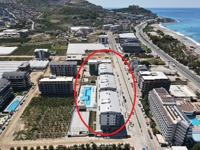 Wohnanlage Furnished 1+1 apartment on the seafront in the Konak Terrace complex.