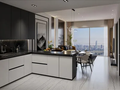 Wohnanlage Apartments with private pools in the new Ibiza complex, the Dubailand area, Dubai