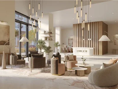 Complejo residencial New Lexington Residence with a swimming pool and sports grounds, Townsquare, Dubai, UAE