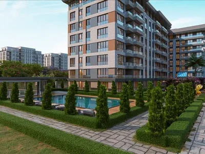 Zespół mieszkaniowy New residence with a swimming pool and an underground parking, Istanbul, Turkey