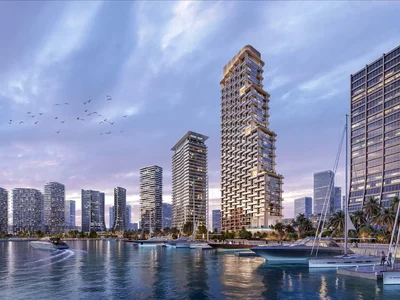 Zespół mieszkaniowy New high-rise Atelis project with pools, co-working areas and direct access to the promenade in Dubai Design District, in the heart of Dubai