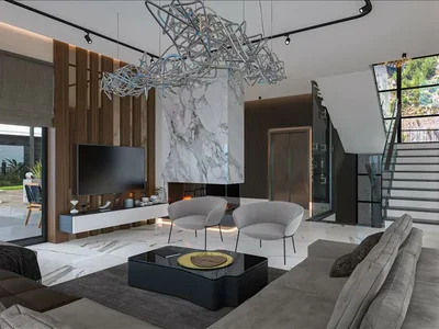 Zespół mieszkaniowy New complex of villas with swimming pools and panoramic views close to the sea and the city center of Alanya, Turkey