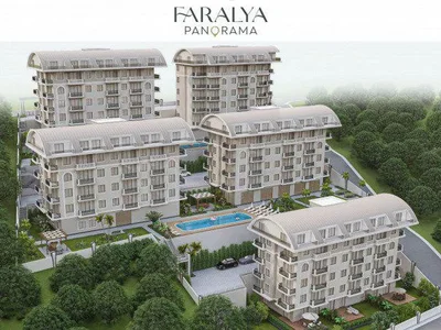 Zespół mieszkaniowy Residential complex with well-developed infrastructure, with sea views, Alanya, Turkey