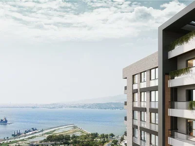 Residential complex New residence with a swimming pool at 300 meters from a metro station, Izmir, Turkey