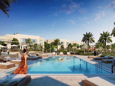 Residential complex Family townhouses in a new residential complex Urbana with a golf club and a swimming pool in Dubai South, UAE