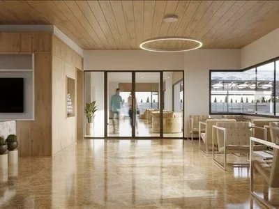 Wohnanlage New residence with an aquapark, swimming pools and a tennis court at 150 meters from the beach, Mersin, Turkey