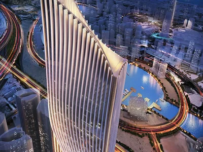 Wohngebäude Ratenwohnungen in einem Hochhaus in Dubai Business Bay