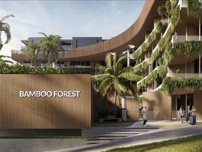 Complejo residencial New residential complex with swimming pools, gardens and a co-working area close to Layan Beach, Phuket, Thailand