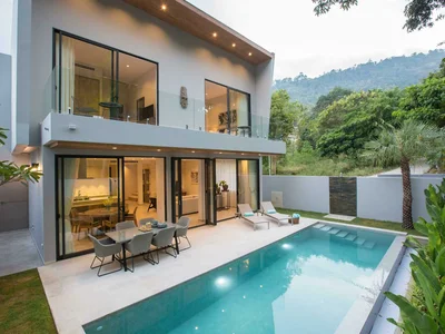Wohnanlage Gated complex of villas with swimming pools in the convenient area of Bo Phut, Samui, Thailand