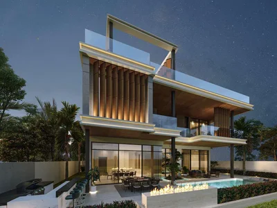 Residential complex New complex Harrisoni Villas La Mer with a swimming pool and panoramic views close to Burj Khalifa, La Mer, Dubai, UAE