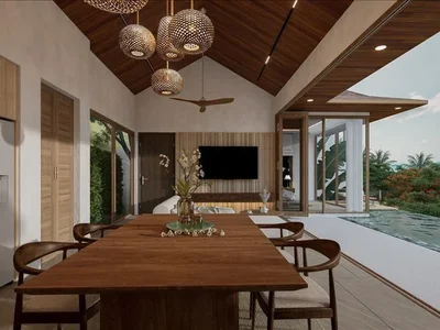 Wohnanlage Gated complex of villas with swimming pools at 400 meters from the coast, Samui, Thailand
