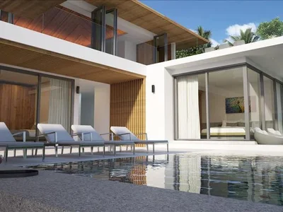Residential complex New complex of villas with swimming pools 3 minutes away from a golf course and close to Maenam Beach, Samui, Thailand