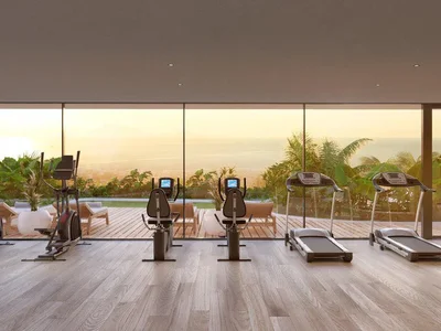 Complexe résidentiel New residential complex with a swimming pool, a garden and a sea view, Phuket, Thailand