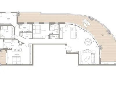 Wohnviertel A ne pas manquer avec terrasse bel appartement bien agence bon emplacement dans un bel immeuble dans un immeuble neuf grand haut standing projet de qualite spacieux