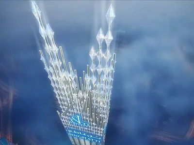 Complexe résidentiel Burj Binghatti Jacob Residences — luxury high-rise residence with a swimming pool and a spa center near a yacht club in Business Bay, Dubai