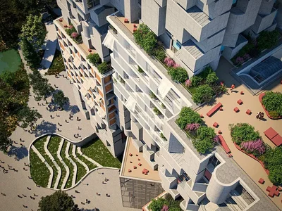 Многоквартирный жилой дом HORA VERTIKALE – The Vertical Village of Tirana